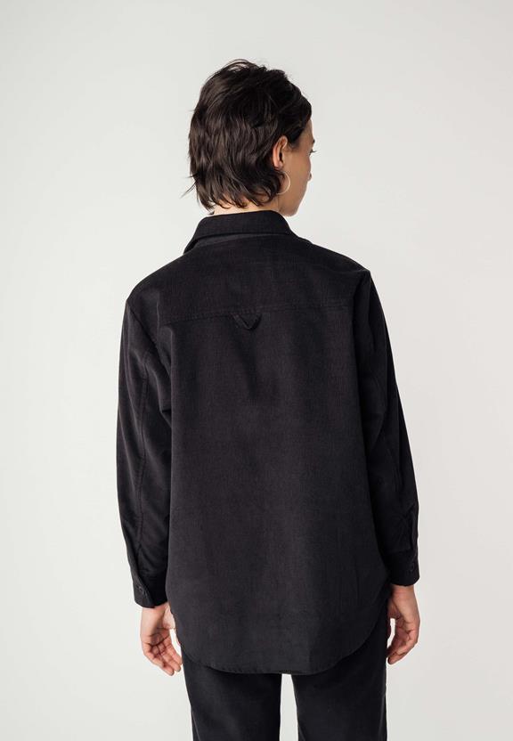 Overshirt Jiya Corduroy Black from Shop Like You Give a Damn