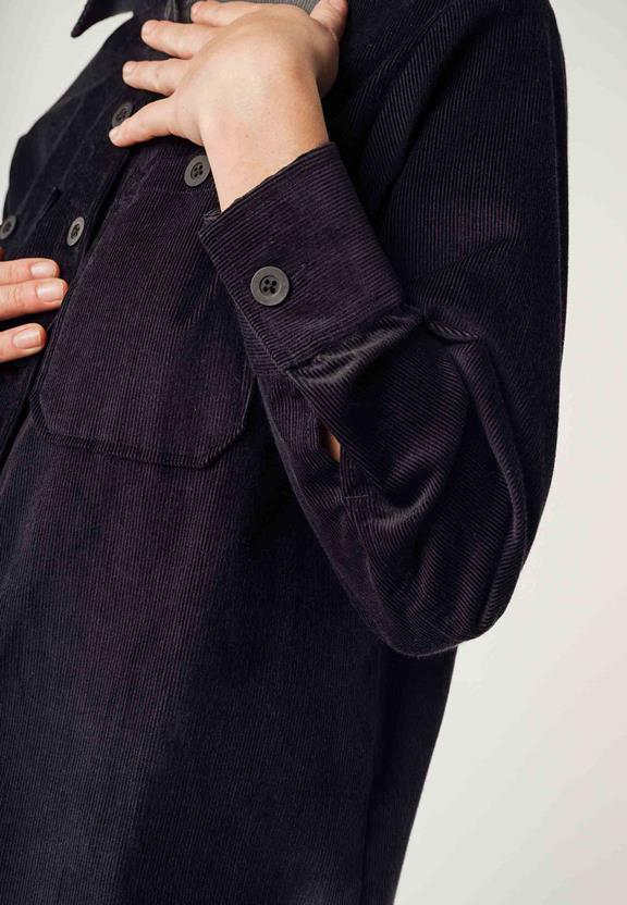 Overshirt Jiya Corduroy Black from Shop Like You Give a Damn