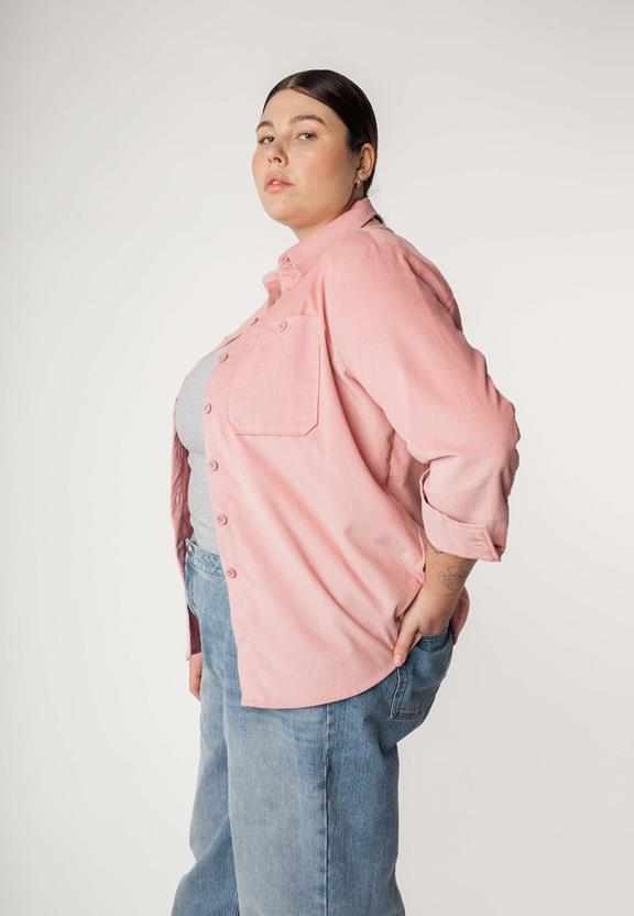 Overshirt Jiya Corduroy Rose from Shop Like You Give a Damn