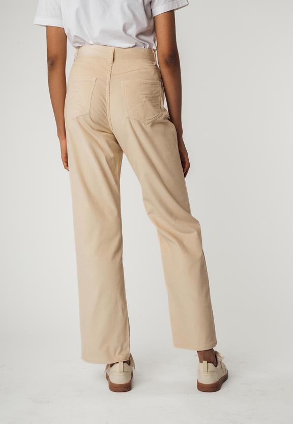 Pants Oorja High Waist Corduroy Almond from Shop Like You Give a Damn