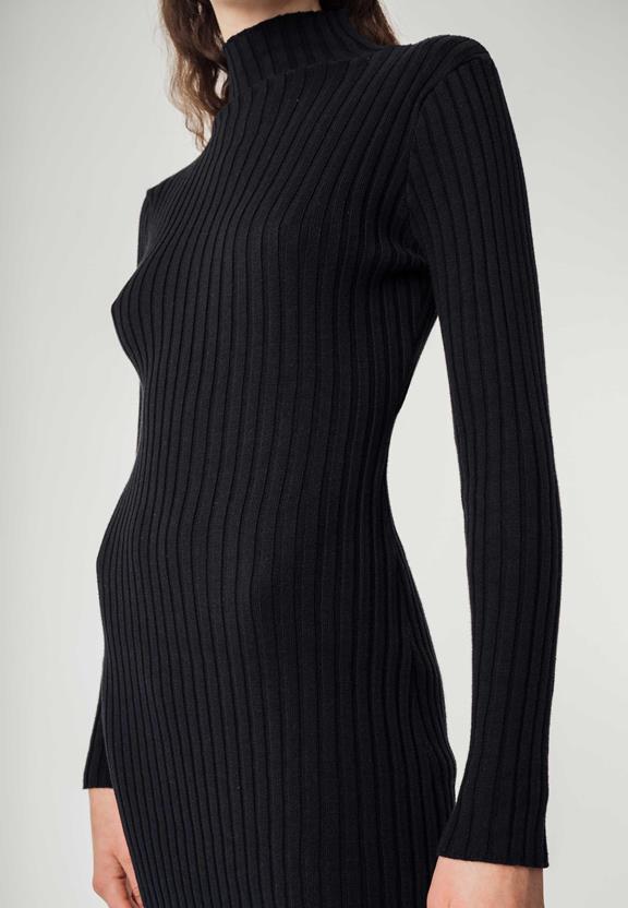 Dress Shivani Rib Knit Black from Shop Like You Give a Damn