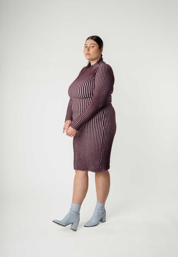 Dress Shivani Rib Knit Lilac from Shop Like You Give a Damn