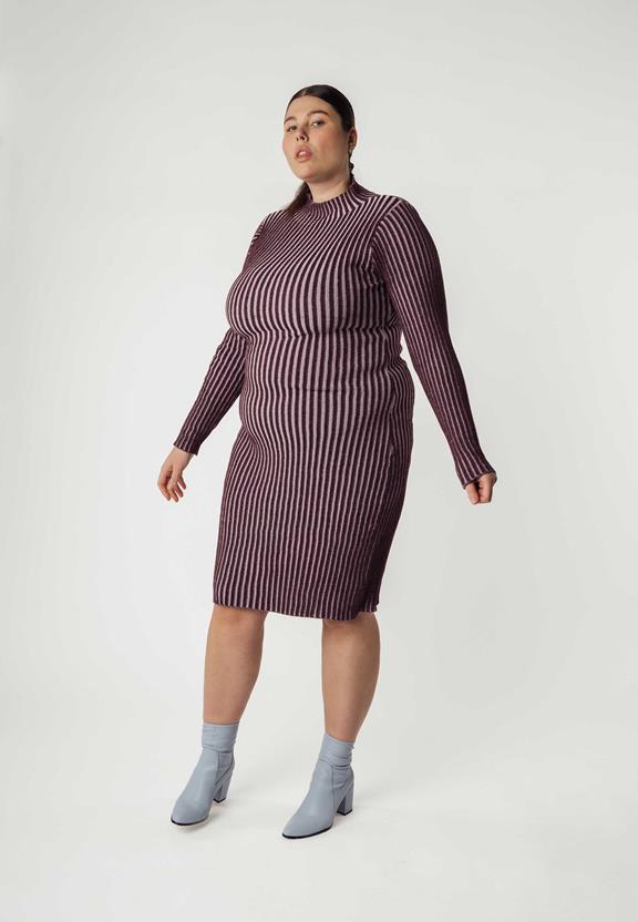 Dress Shivani Rib Knit Lilac from Shop Like You Give a Damn