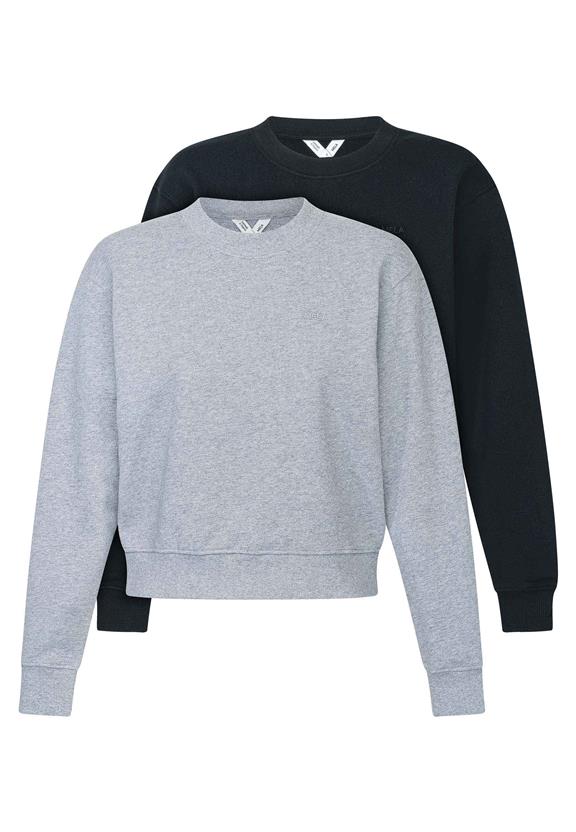 Multipack Sweatshirt Rati Zwart Grijs via Shop Like You Give a Damn