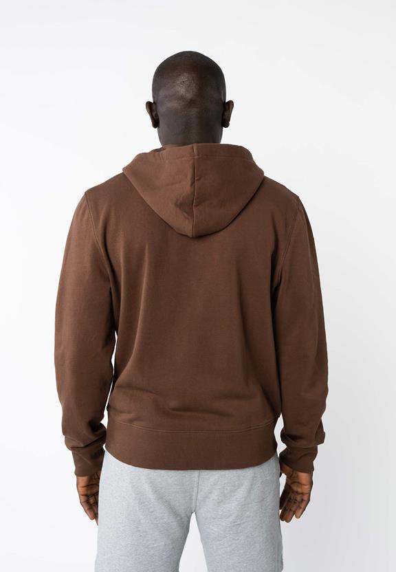 Zip-Up Hoodie Devadas Brown from Shop Like You Give a Damn