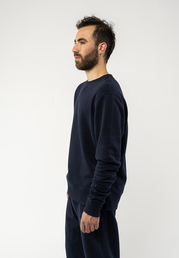 Sweatshirt Adil Navy from Shop Like You Give a Damn