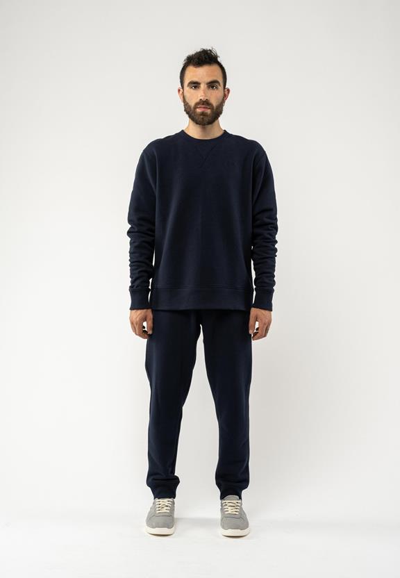 Sweatshirt Adil Navy from Shop Like You Give a Damn