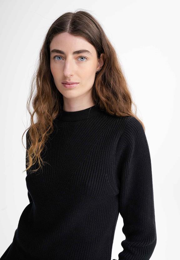 Knit Jumper Gauri Black from Shop Like You Give a Damn