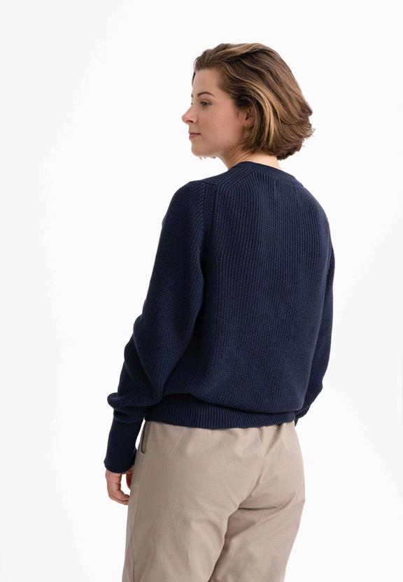 Knit Jumper Gauri Navy from Shop Like You Give a Damn