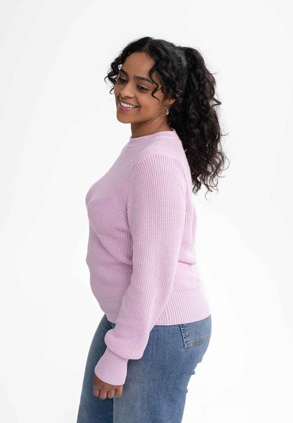 Knit Jumper Gauri Gelato Raspberry from Shop Like You Give a Damn