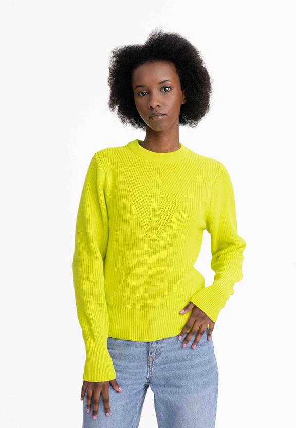 Neon yellow jumper best sale