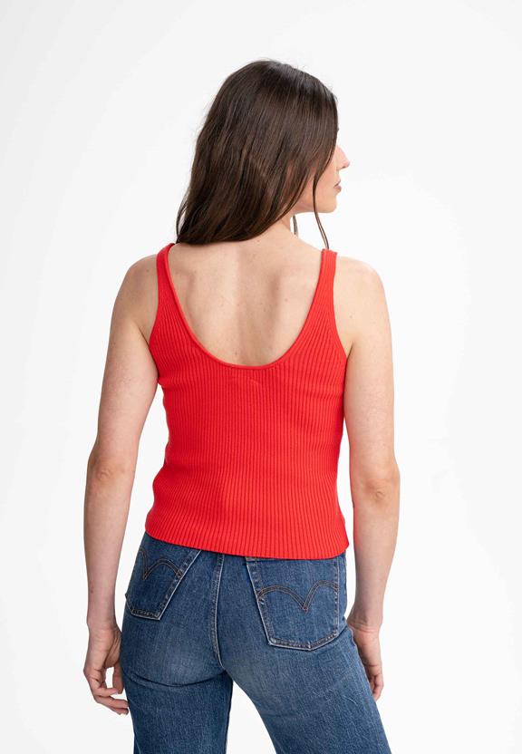 Knit Top Rhada Poppy Red from Shop Like You Give a Damn