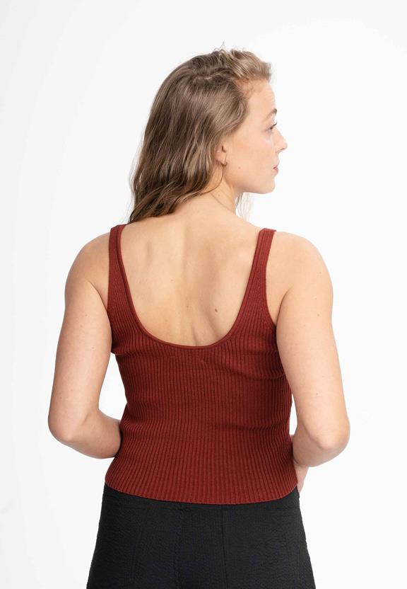 Knit Top Rhada Chai Brown from Shop Like You Give a Damn