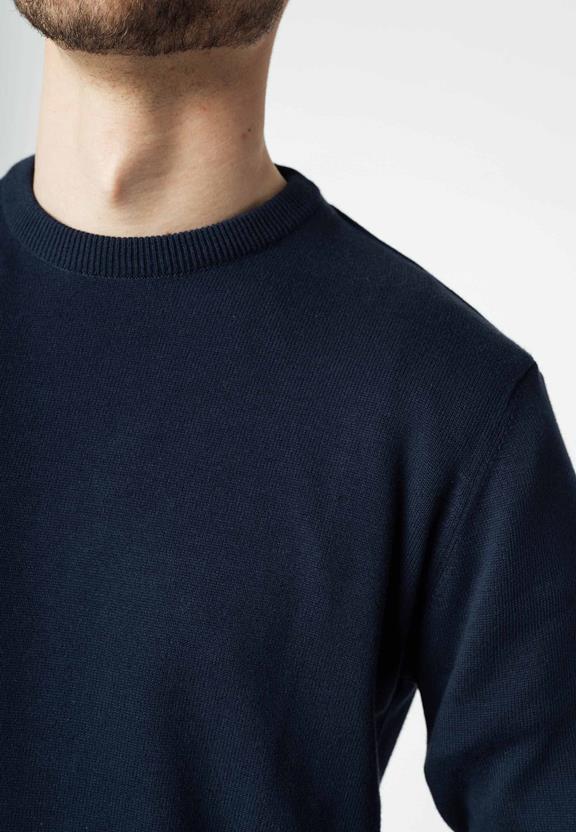 Fine-Knit Jumper Himal Navy from Shop Like You Give a Damn