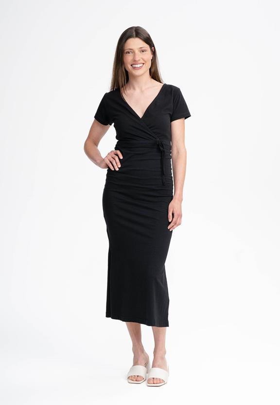 Dress Long Shreoshi Black via Shop Like You Give a Damn