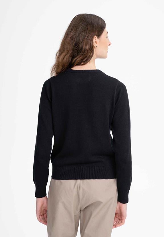 Fine-Knit Jumper Dhana Black from Shop Like You Give a Damn