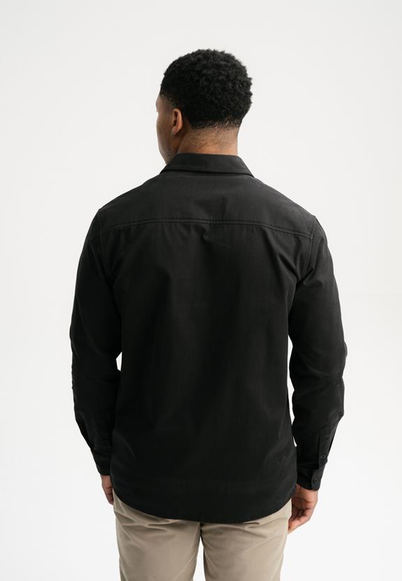 Twill Shirt Ashutosh Black from Shop Like You Give a Damn