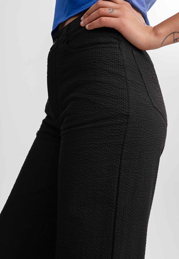 High Waist Pants Paulami Black from Shop Like You Give a Damn