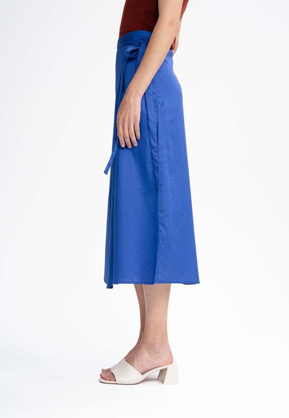 Wrap Midi Skirt Ruchika Blue from Shop Like You Give a Damn