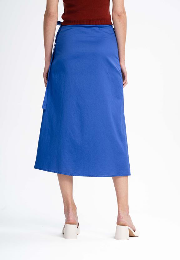 Wikkel Midi Rok Ruchika Blauw from Shop Like You Give a Damn