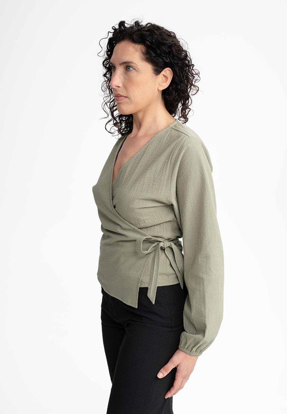 Wrap Blouse Lilam Thyme from Shop Like You Give a Damn