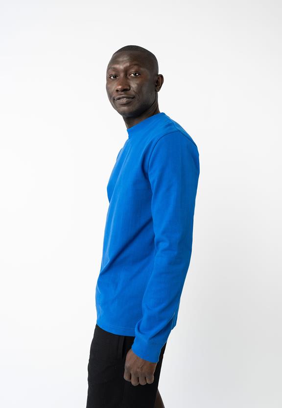 Longsleeved Shirt Tejas Blue from Shop Like You Give a Damn