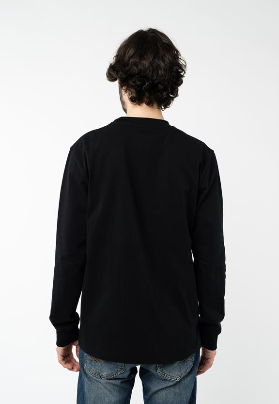 Longsleeved Shirt Tejas Black from Shop Like You Give a Damn