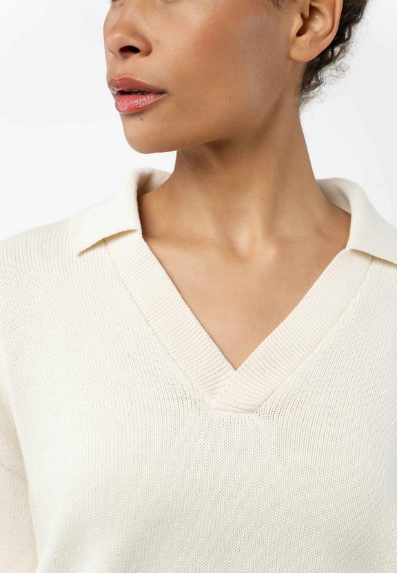 Knitted Jumper Veda Cream from Shop Like You Give a Damn