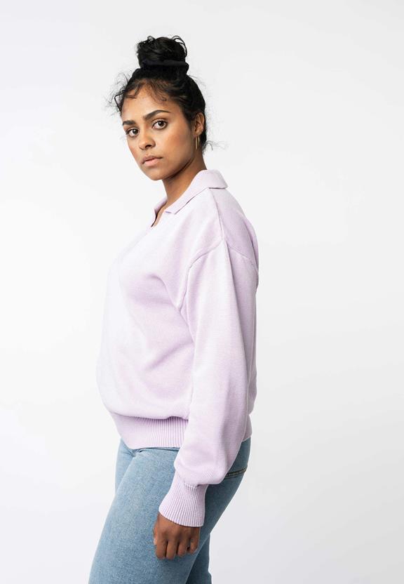 Knitted Jumper Veda Lilac from Shop Like You Give a Damn