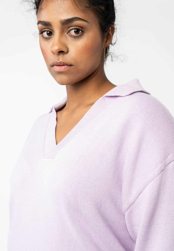 Knitted Jumper Veda Lilac from Shop Like You Give a Damn