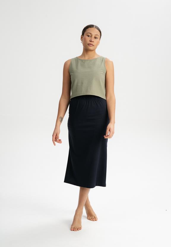 Skirt Divari Navy from Shop Like You Give a Damn