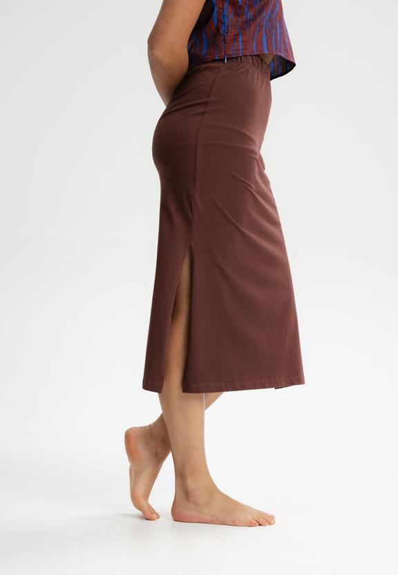 Skirt Divari Chocolate Brown from Shop Like You Give a Damn