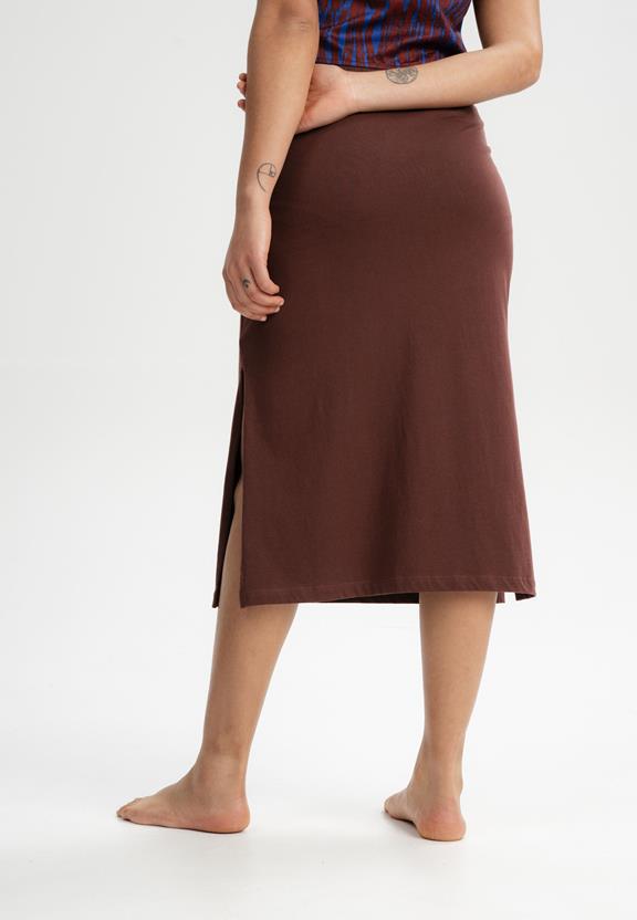 Skirt Divari Chocolate Brown from Shop Like You Give a Damn