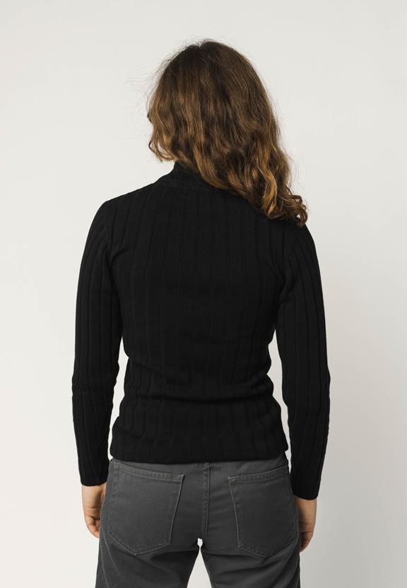 Mock Neck Jumper Amba Black from Shop Like You Give a Damn