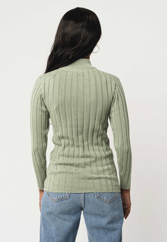 Mock Neck Jumper Amba Mint from Shop Like You Give a Damn