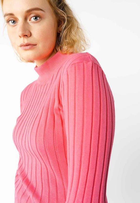 Mock Neck Jumper Amba Pink from Shop Like You Give a Damn