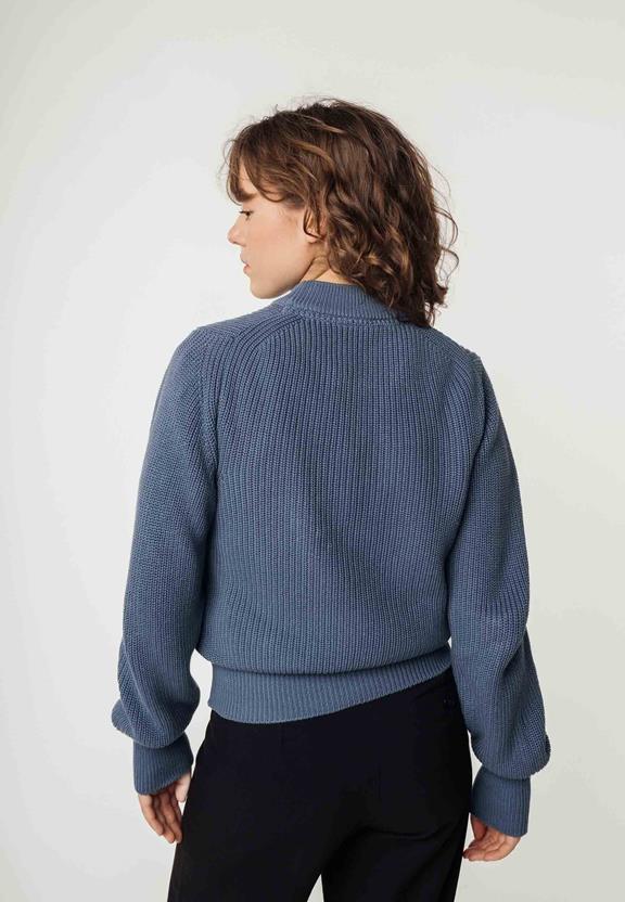 Knit Jumper Riya Blue Stone from Shop Like You Give a Damn