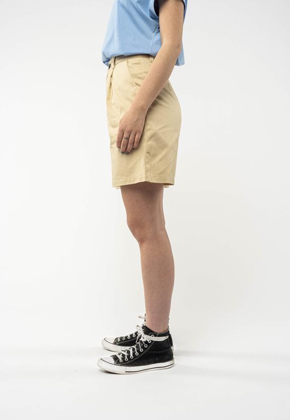 Shorts High Waisted Sabitha Beige from Shop Like You Give a Damn