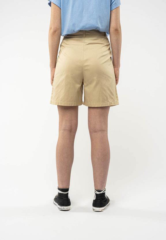 Shorts High Waisted Sabitha Beige from Shop Like You Give a Damn