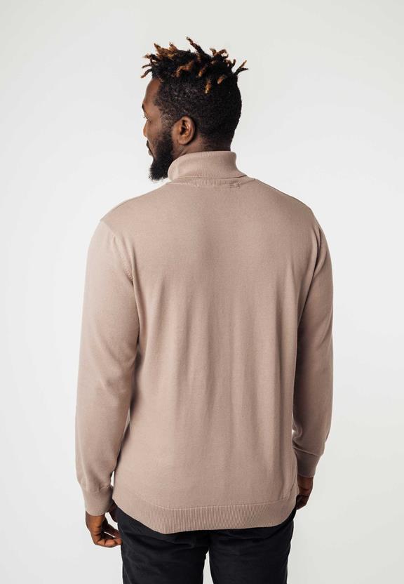 Turtleneck Kanja Mushroom Beige from Shop Like You Give a Damn