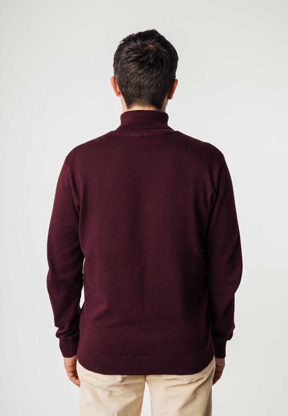 Turtleneck Kanja Raisin Red from Shop Like You Give a Damn