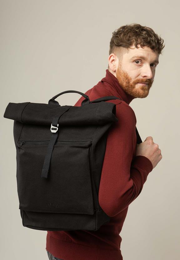 Backpack Amar Black from Shop Like You Give a Damn