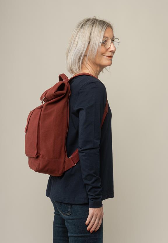 Backpack Amar Red from Shop Like You Give a Damn