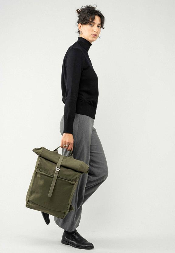 Backpack Amar Olive Green from Shop Like You Give a Damn