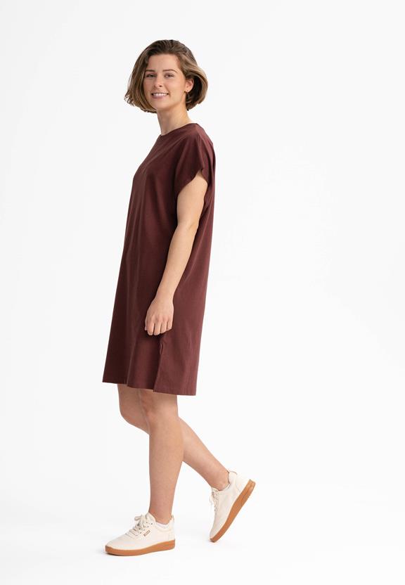 T-Shirt Dress Sunea Chocolate Brown from Shop Like You Give a Damn