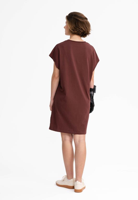 T-Shirt Dress Sunea Chocolate Brown from Shop Like You Give a Damn