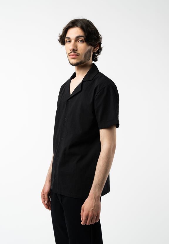 Shirt Short Sleeved Mohan Black from Shop Like You Give a Damn