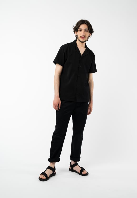 Shirt Short Sleeved Mohan Black from Shop Like You Give a Damn