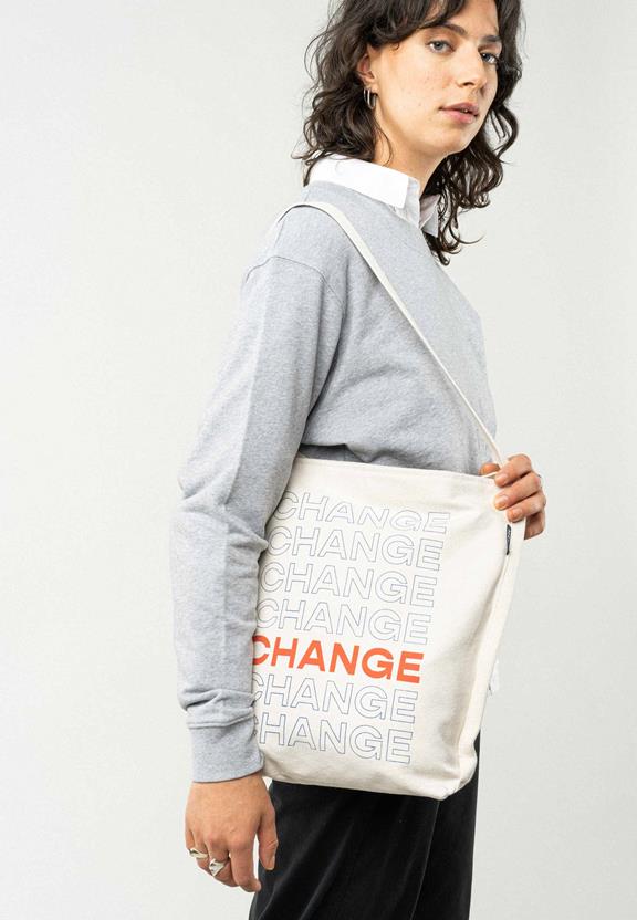 Totebag Aditi Change White from Shop Like You Give a Damn