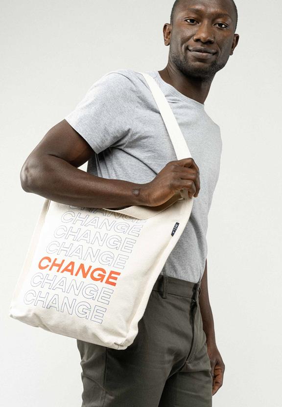 Totebag Aditi Change White from Shop Like You Give a Damn